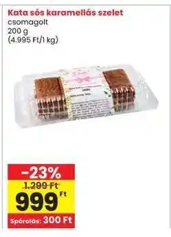 Interspar Kata sós karamellás szelet ajánlat