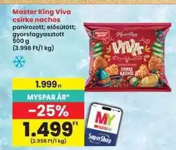 Interspar Master King Viva csirke nachos ajánlat