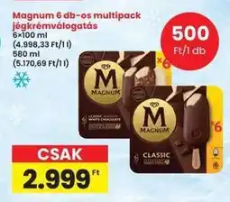 Interspar Magnum 6 db-os multipack jégkrémválogatás ajánlat