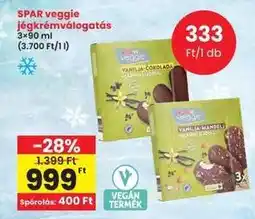 Interspar SPAR veggie jégkrémválogatás ajánlat