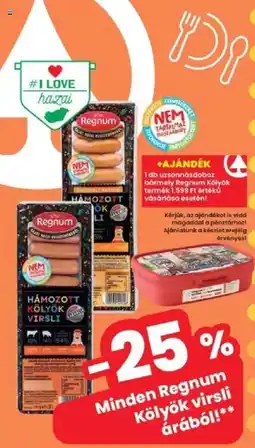 Interspar Regnum kölyök virsli ajánlat