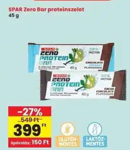 Interspar SPAR Zero Bar proteinszelet ajánlat