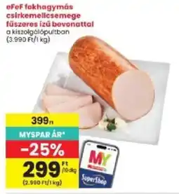 Interspar eFeF csirkemellcsemege ajánlat