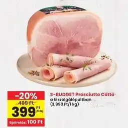 Interspar S-BUDGET Prosciutto Cotto ajánlat