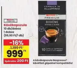 Interspar Kávékapszula ajánlat