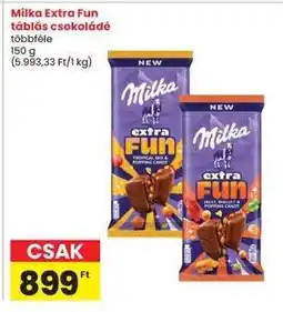 Interspar Milka Extra Fun táblás csokoládé ajánlat