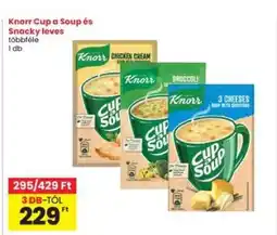 Interspar Knorr Cup a Soup és Snacky leves ajánlat