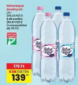 Interspar NATURAQUA ÁSVÁNYVÍZ ajánlat