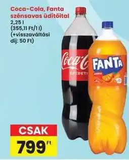 Interspar Coca-Cola, Fanta szénsavas üdítőital ajánlat