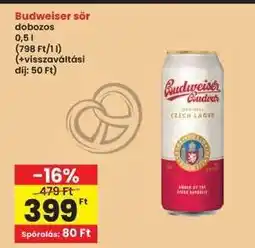 Interspar Budweiser sör ajánlat