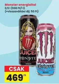 Interspar MONSTER Energiaital ajánlat