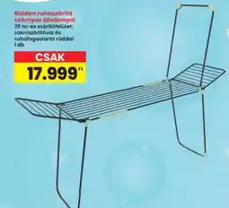Interspar Golden ruhaszárító szárnyas állvánnyal ajánlat