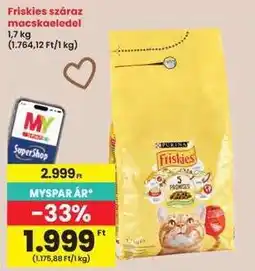 Interspar FRISKIES Száraz macskaeledel ajánlat
