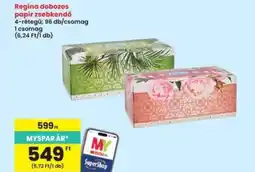 Interspar REGINA DOBOZOS PAPÍR ZSEBKENDŐ ajánlat