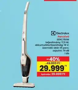 Interspar Electrolux Porszívó EERC75SW ajánlat