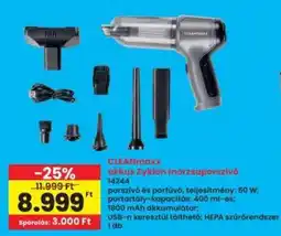 Interspar CLEANmaxx akkus Zyklon morzsaporszívó ajánlat