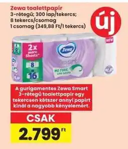 Interspar Zewa toalettpapír ajánlat