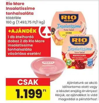 RIO MARE Insalatissime tonhalsaláta
