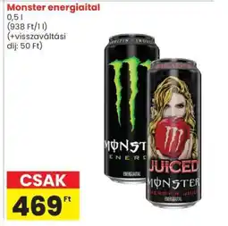 Spar MONSTER Energiaital ajánlat