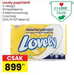 Spar Lovely papírtörlő ajánlat