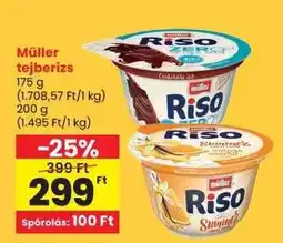 Spar Müller Tejberizs ajánlat