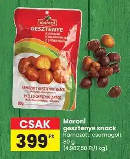 Spar Maroni gesztenye snack ajánlat