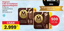 Spar Magnum 6 db-os multipack jégkrémválogatás ajánlat