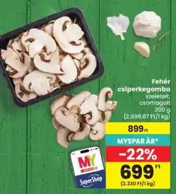 Spar Fehér csiperkegomba ajánlat