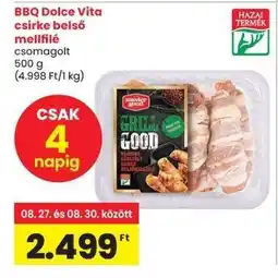 Spar BBQ Dolce Vita csirke belső mellfilé ajánlat