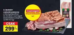 Spar S-BUDGET császárszalonna ajánlat