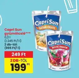 Spar Capri Sun gyümölcslé ajánlat