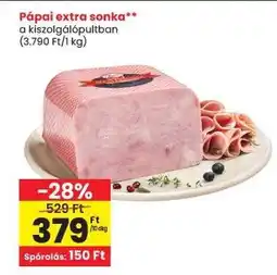 Spar Pápai Extra Sonka ajánlat