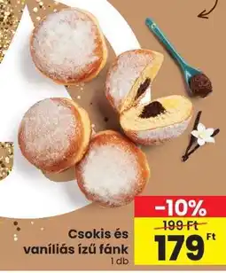 Spar Csokis és vaníliás ízű fánk ajánlat