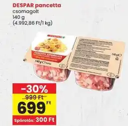 Spar DESPAR pancetta ajánlat