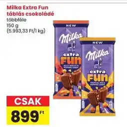 Spar Milka Extra Fun táblás csokoládé ajánlat