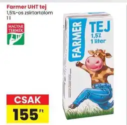 Spar Farmer UHT-tej ajánlat