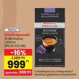 Spar Kávékapszula ajánlat