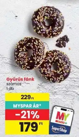Spar Gyűrűs fánk ajánlat