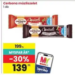 Spar CERBONA Müzliszelet ajánlat