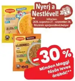 Interspar Maggi főzős leves ajánlat