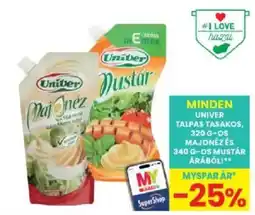 Interspar Univer majonéz és mustár ajánlat
