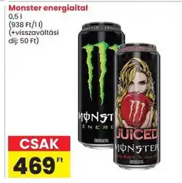 Spar MONSTER Energiaital ajánlat