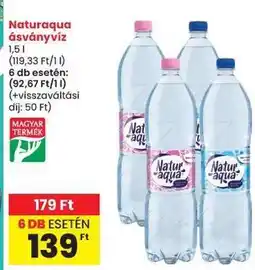 Spar NATURAQUA ÁSVÁNYVÍZ ajánlat