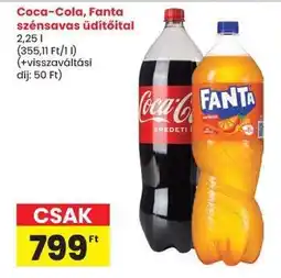 Spar Coca-Cola, Fanta szénsavas üdítőital ajánlat