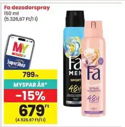 Spar Fa dezodorspray ajánlat