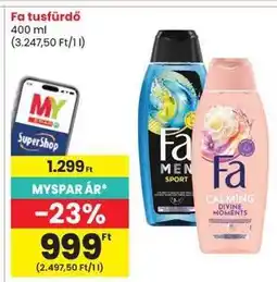 Spar Fa tusfürdő ajánlat