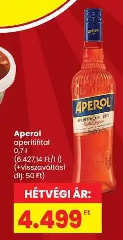 Spar Aperol ajánlat