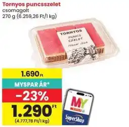 Spar Tornyos punccszelet ajánlat