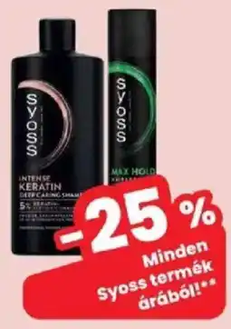 Interspar Syoss termék ajánlat