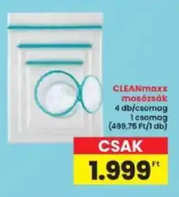 Interspar Cleanmaxx mosószák ajánlat